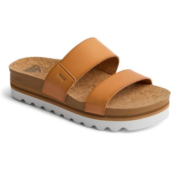 REEF Cushion Vista Hi Platform Sandals Women Vegan Leather Arch Support - Picture 2 of 7
